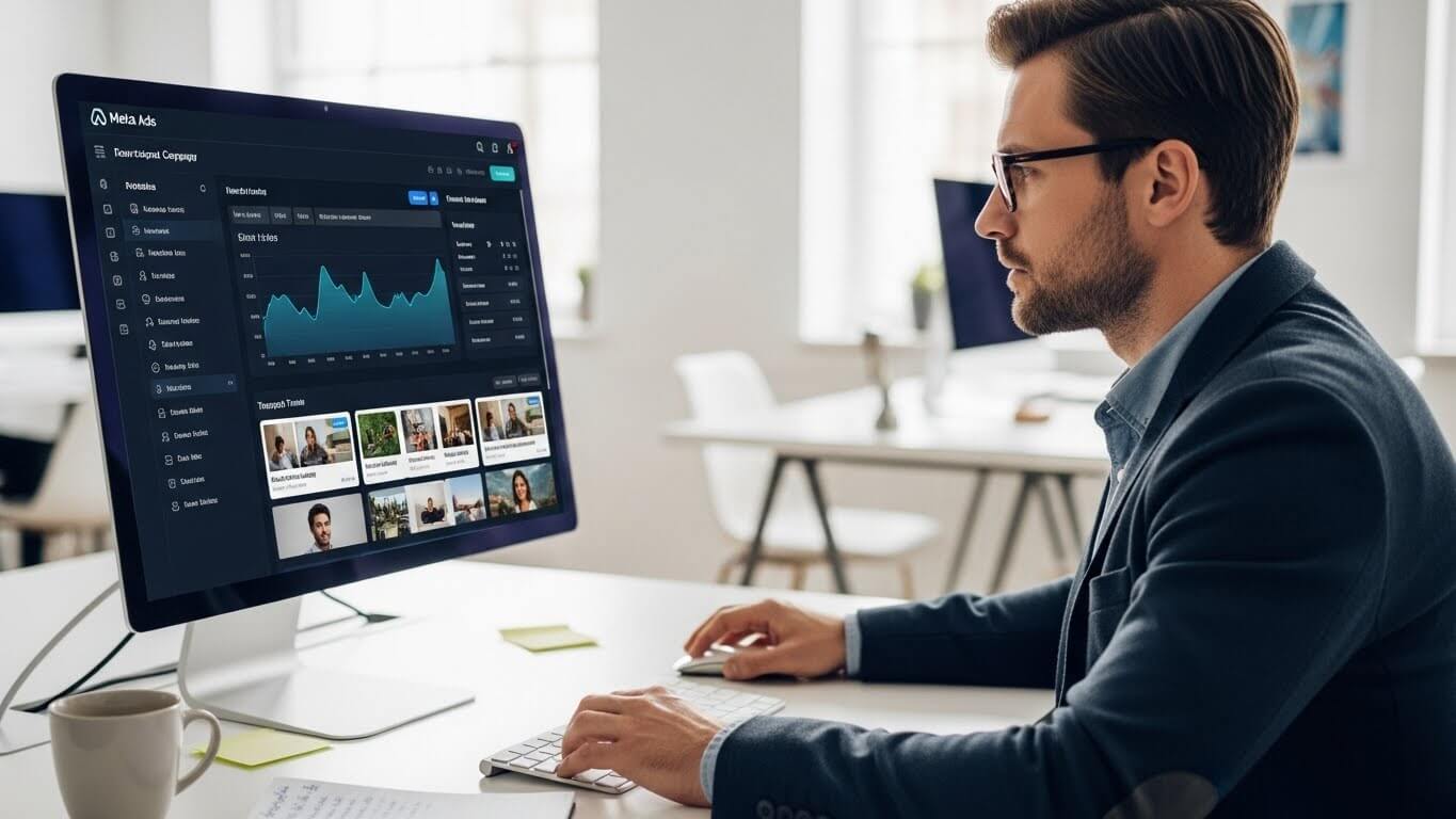 campanha ativa mas não gasta no meta ads