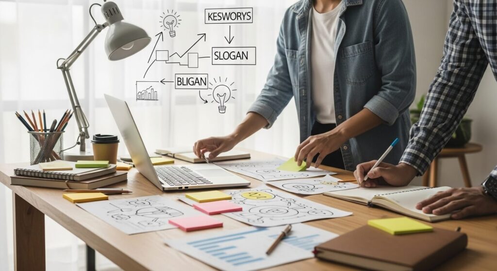 como fazer slogan de empresa