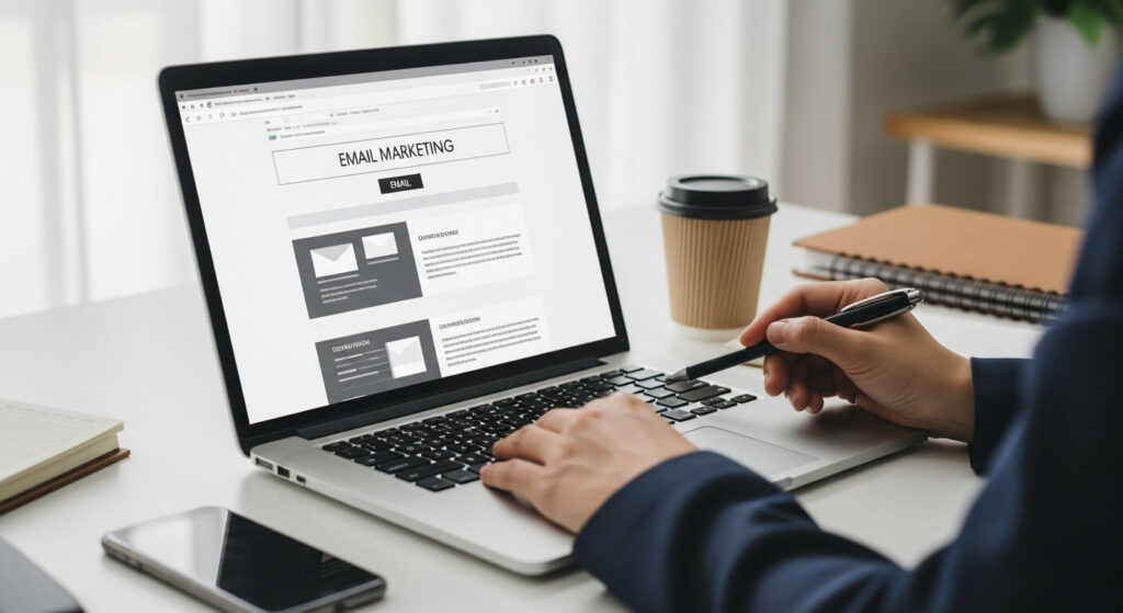 e-mail fundo de funil​