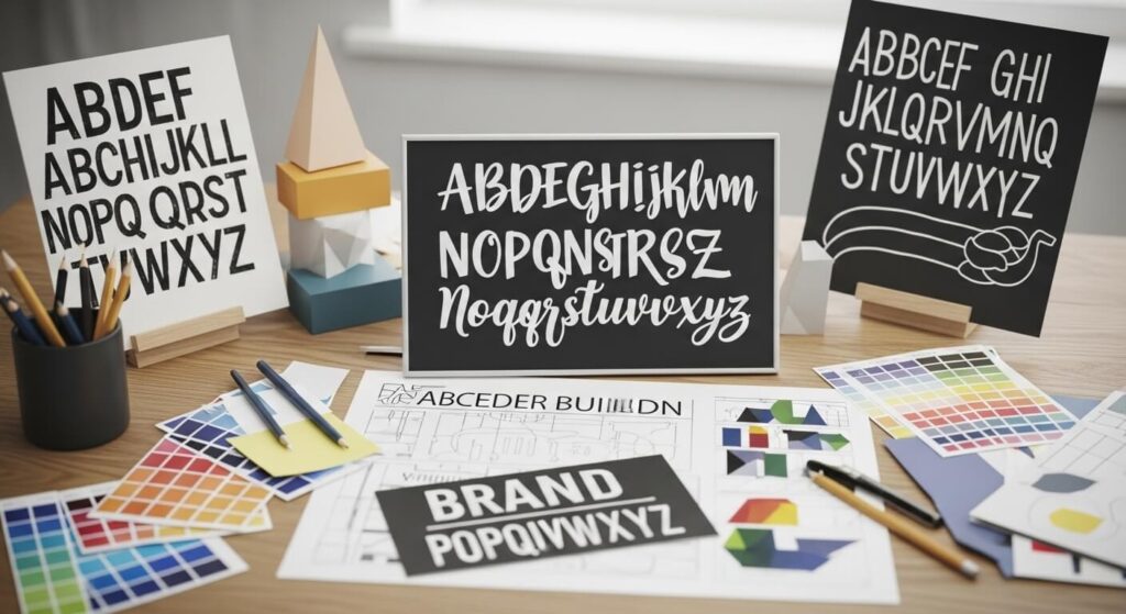 o que é tipografia na identidade visual