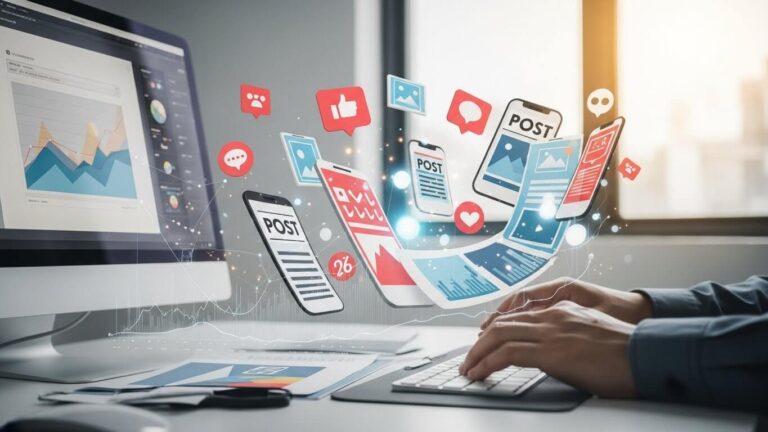 como é feito o marketing de conteúdo nas redes sociais​