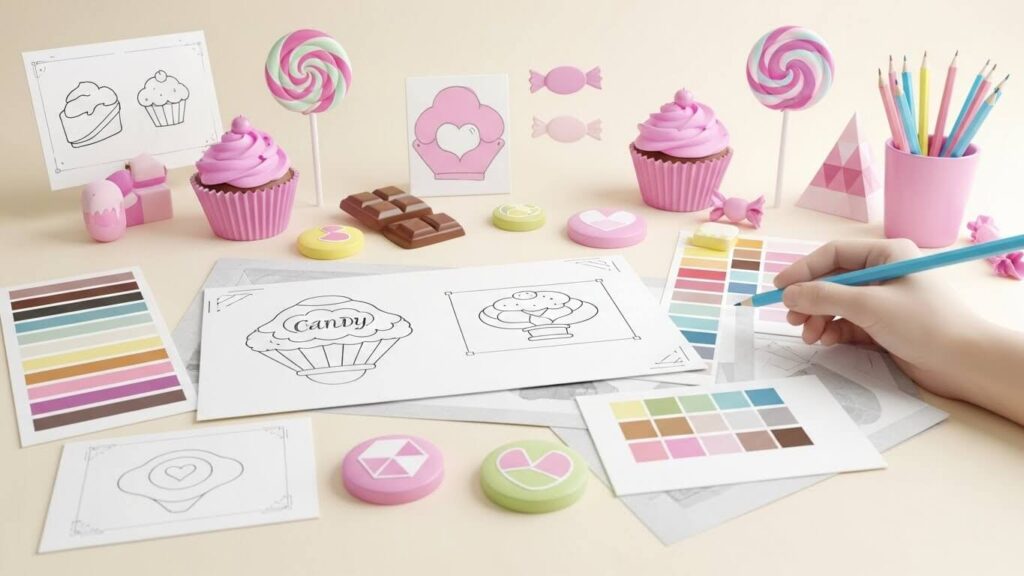 logo para loja de doces