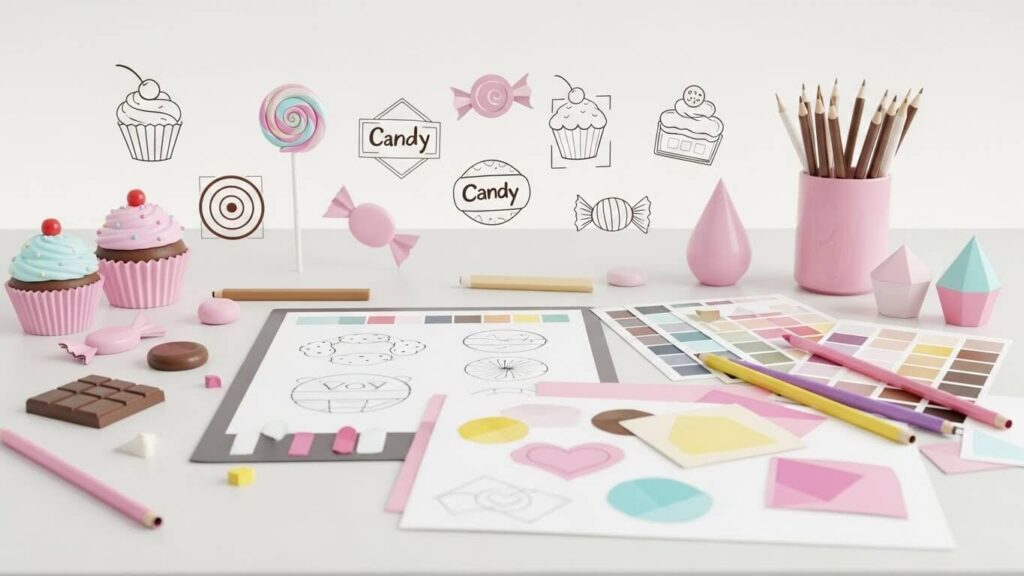 logo para loja de doces