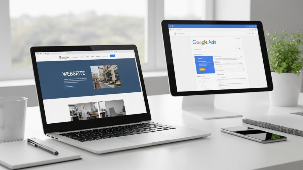 preciso de site para anunciar no google ads