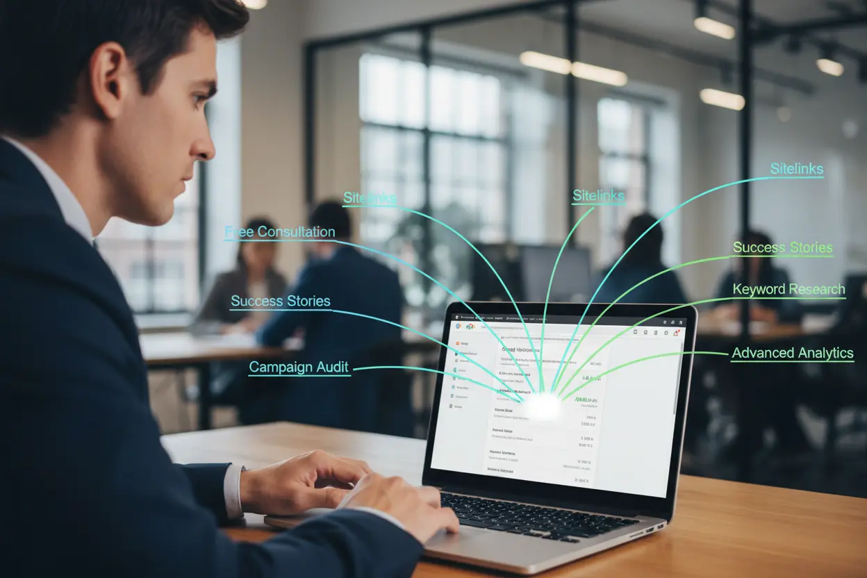 sitelinks google ads thumbnail Agência de Marketing Digital Review Comunicação https://reviewcomunicacao.com.br/wp-content/uploads/2024/12/Img-Review-Redes-sociais-1000x1000px.png