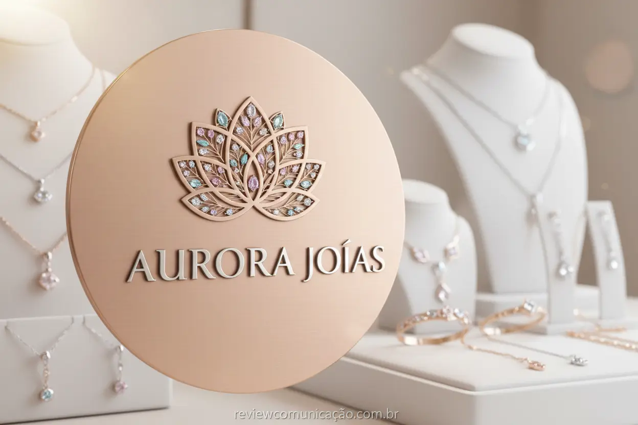 Logotipo moderno para loja de bijuteria